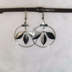 Boucles d'oreilles rondes