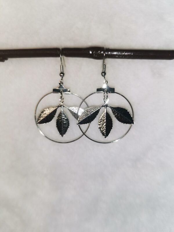 Boucles d'oreilles rondes