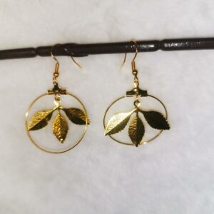 Boucles d'oreilles rondes