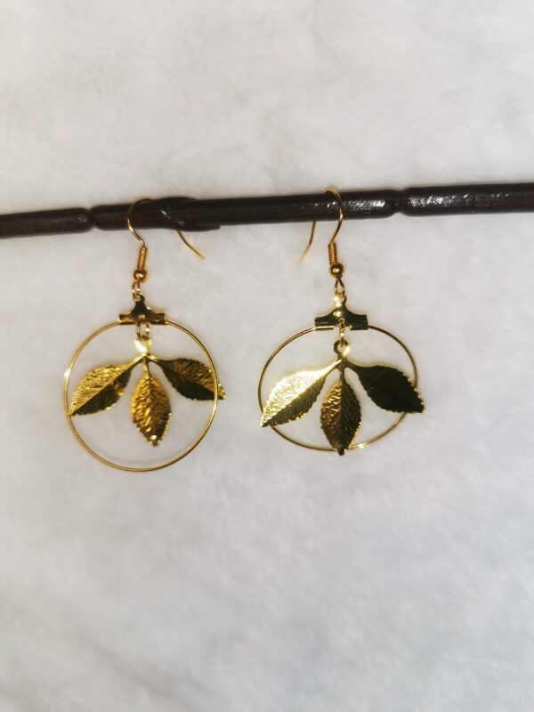 Boucles d'oreilles rondes