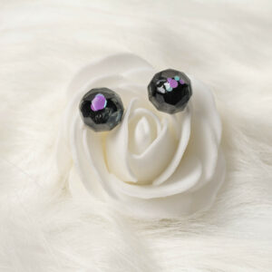 Boucles d'oreilles puces en forme de rond