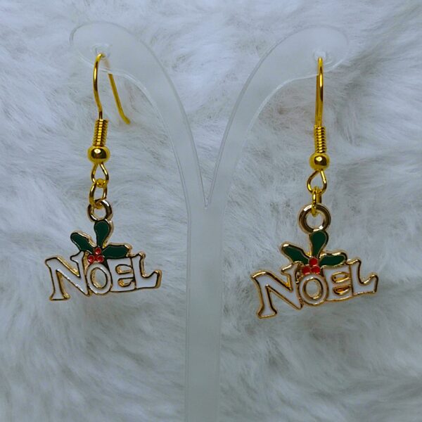 Boucles d'oreilles de noël : noël