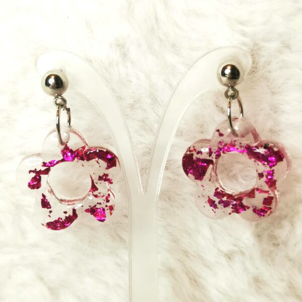 Boucles d'oreilles fleurs