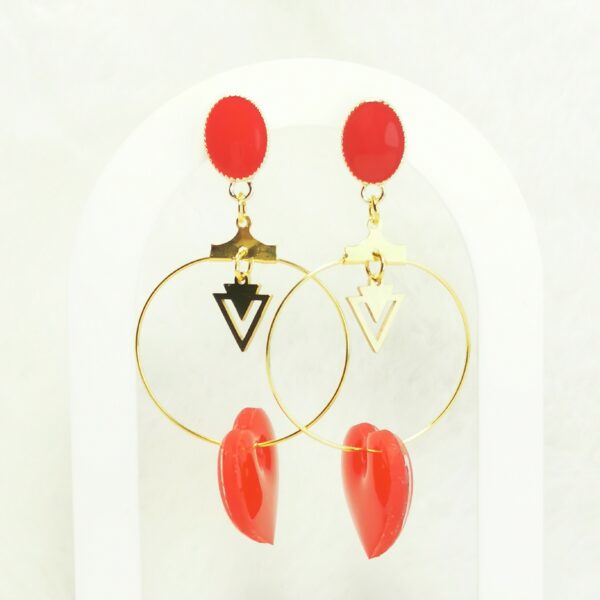 Boucles d'oreilles symétrique – Image 2