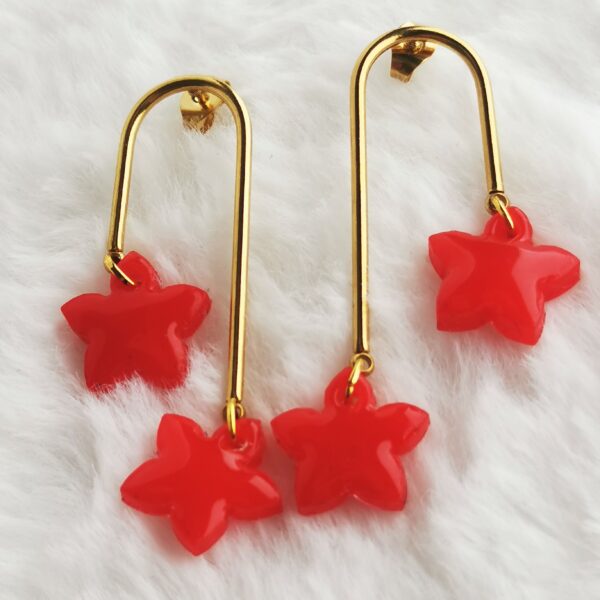 Boucles d'oreilles duo d'étoiles