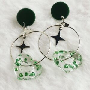 Boucles d'oreilles symétrique