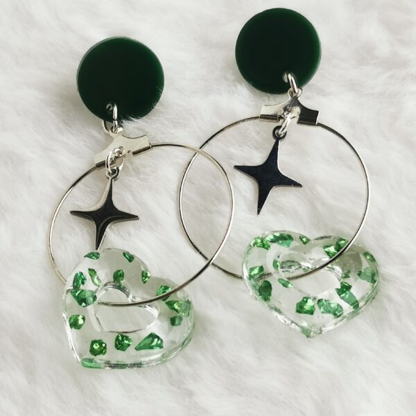 Boucles d'oreilles symétrique