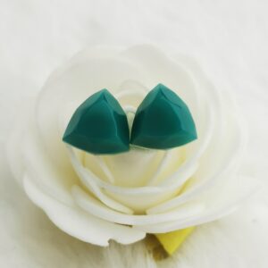 Boucles d'oreilles puces en forme de triangle