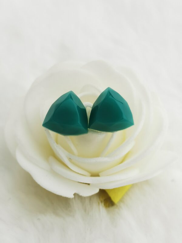 Boucles d'oreilles puces en forme de triangle
