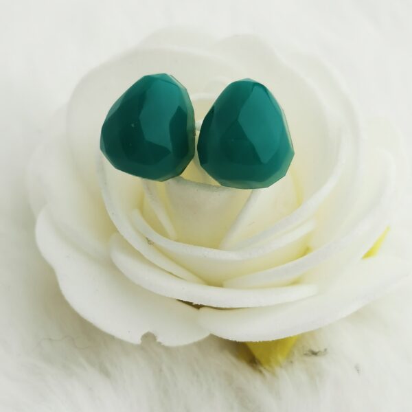 Boucles d'oreilles puces en forme de goutte