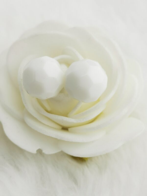 Boucles d'oreilles puces en forme de rond