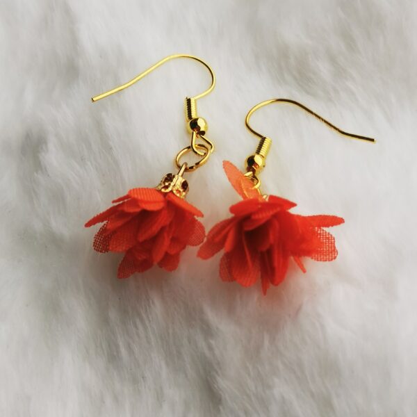 Boucles d'oreilles florales