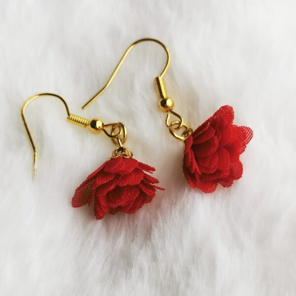 Boucles d'oreilles florales