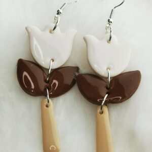 Boucles d'oreilles tulipe