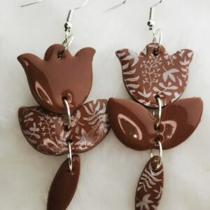 Boucles d'oreilles tulipe