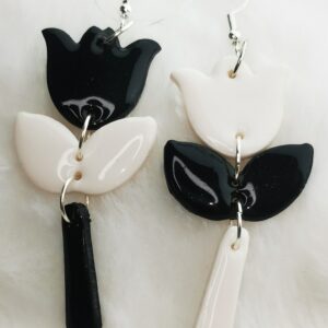 Boucles d'oreilles tulipe