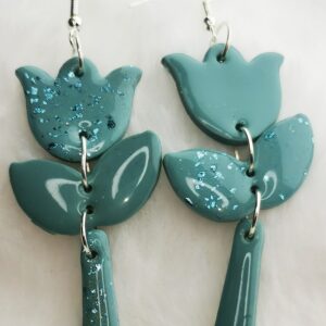 Boucles d'oreilles tulipe