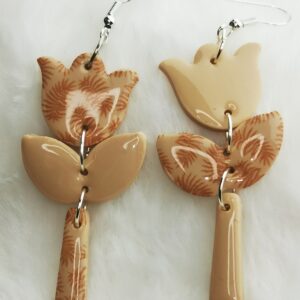 Boucles d'oreilles tulipe