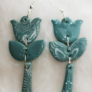 Boucles d'oreilles tulipe
