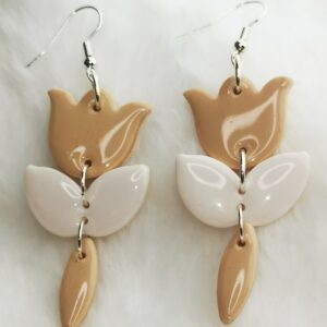 Boucles d'oreilles tulipe