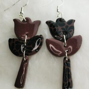 Boucles d'oreilles tulipe