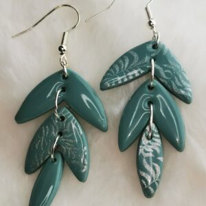 Boucles d'oreilles feuille