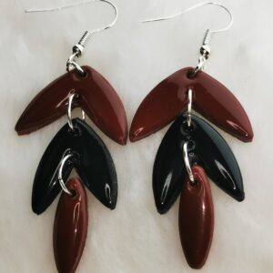 Boucles d'oreilles feuille