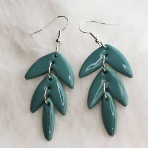 Boucles d'oreilles feuille