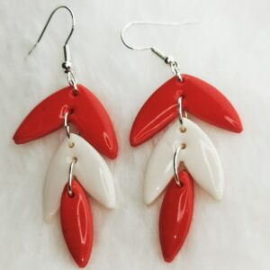 Boucles d'oreilles feuille