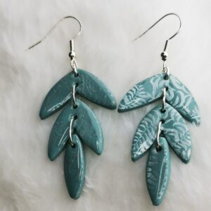 Boucles d'oreilles feuille