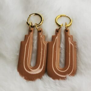 Boucles d'oreilles géométrique