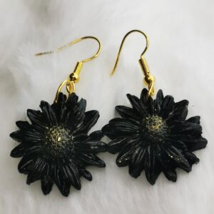Boucles d'oreilles tournesol