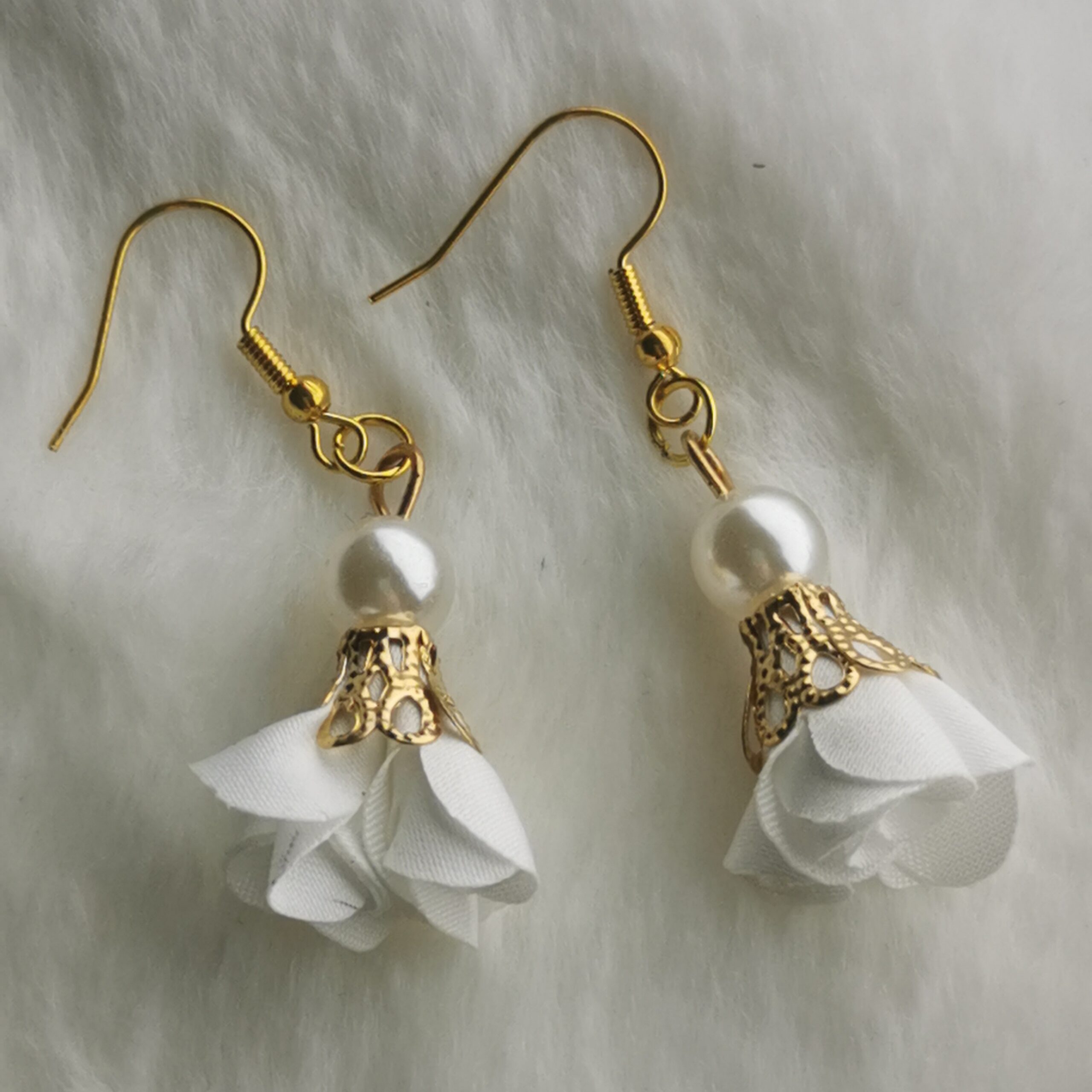 Boucles d'oreilles florales