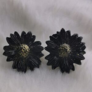 Boucles d'oreilles puces marguerite